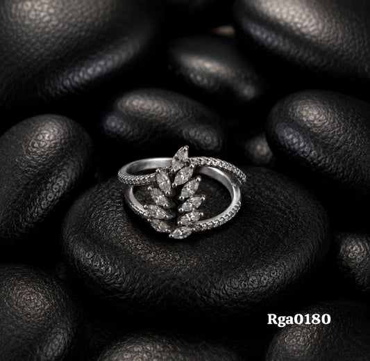 Leaf-Inspired Open Ring