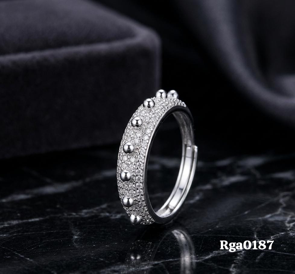 Studded Band Ring