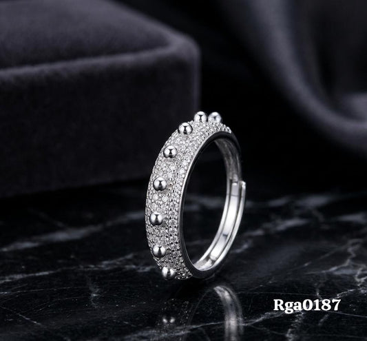 Studded Band Ring