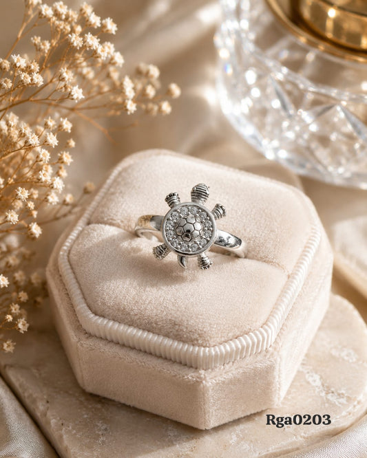 Turtle Motif Ring