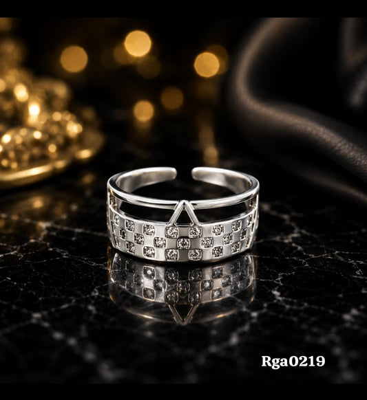 Textured Adjustable Ring