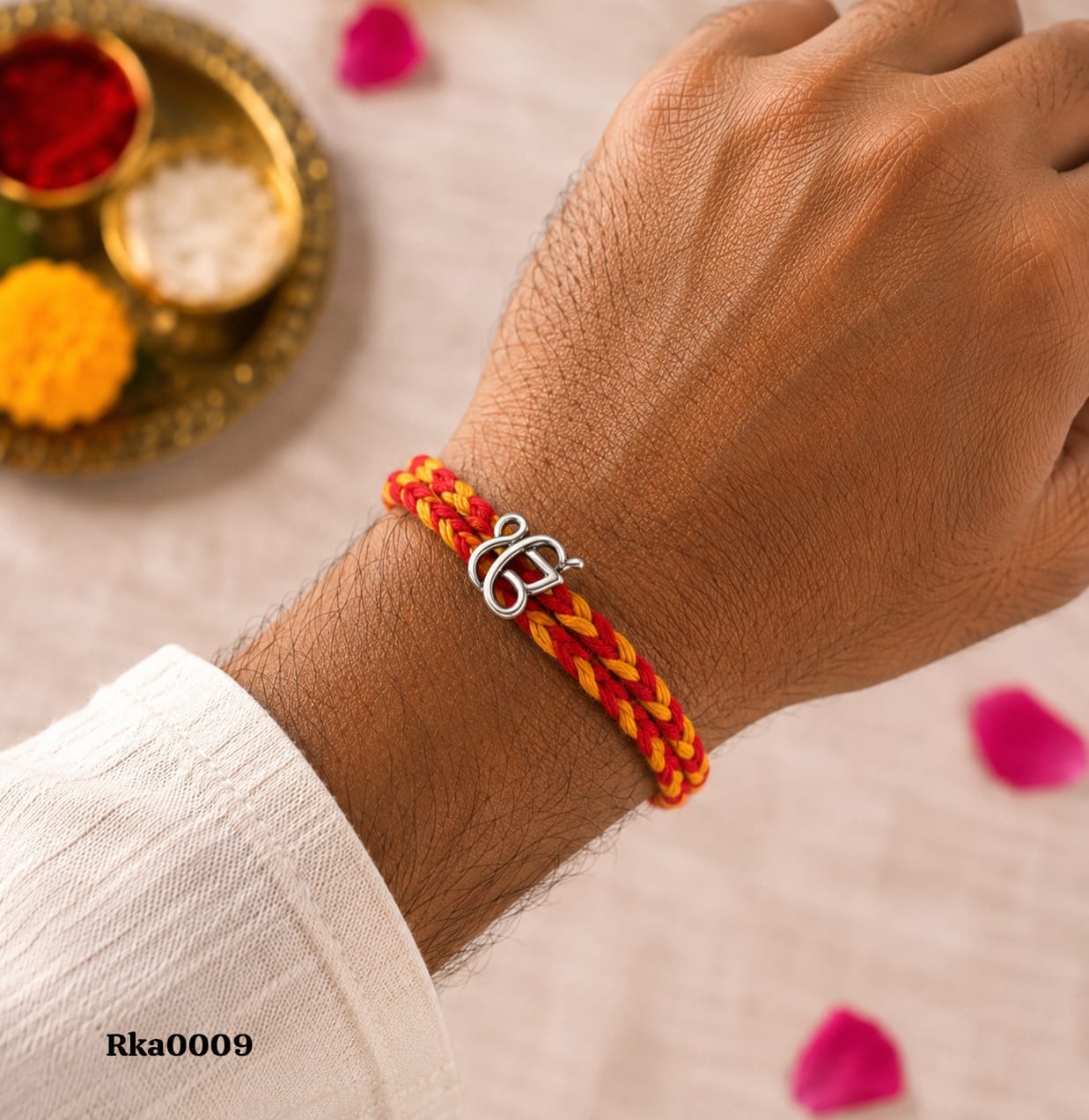 Ek Onkar Silver Rakhi