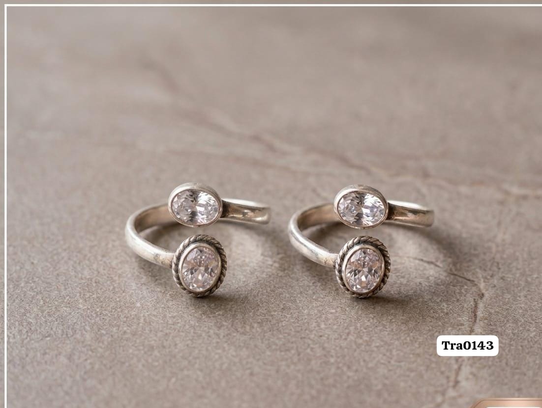 Open-band Silver Toe Rings