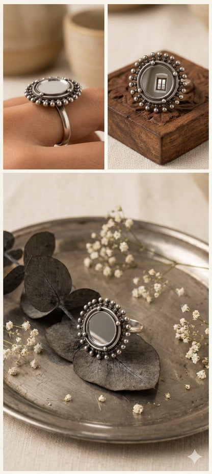The Royal Sun Mirror Ring