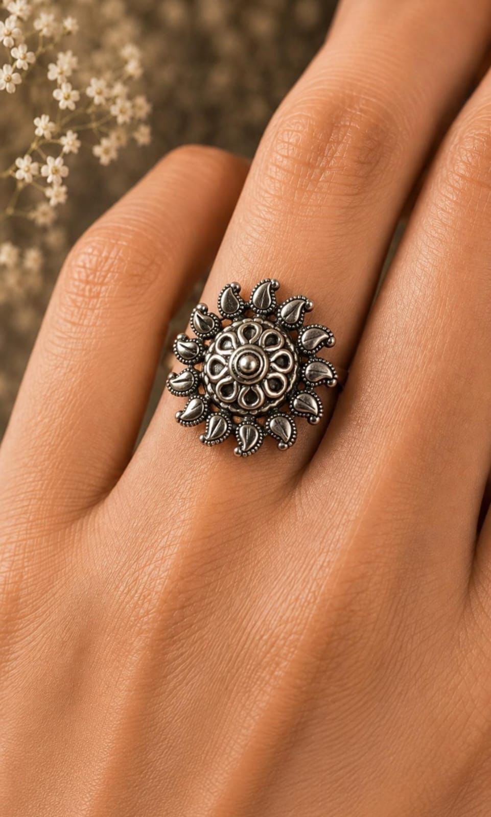 The Heritage Paisley Mandala Ring
