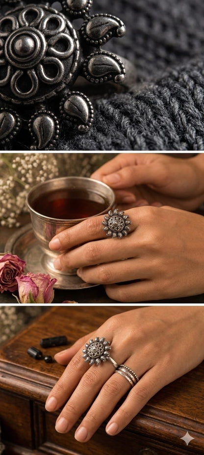 The Heritage Paisley Mandala Ring