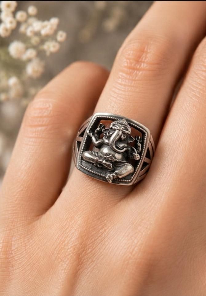 Lord Ganesha Signet Ring