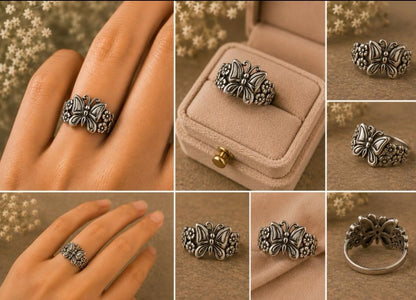 Secret Garden Butterfly Ring