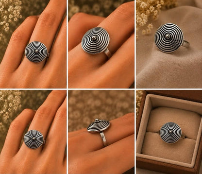 Hypnotic Spiral Vortex Ring