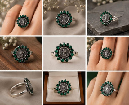 Regal Empress Coin Ring