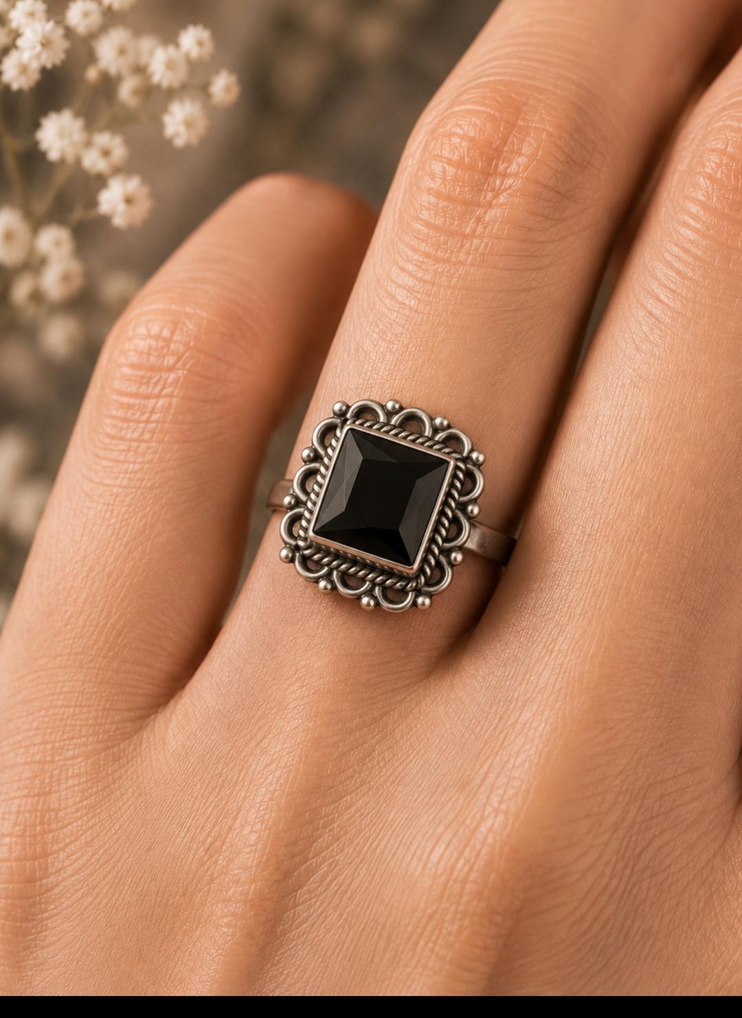 Gothic Regal Square Ring