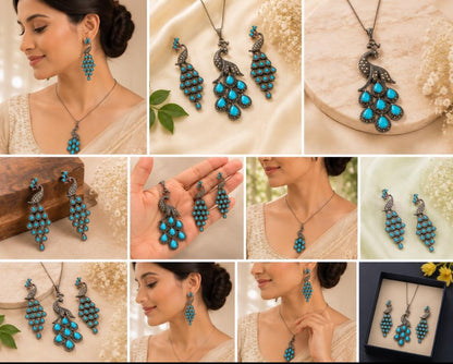 The Majestic Peacock Drop Set