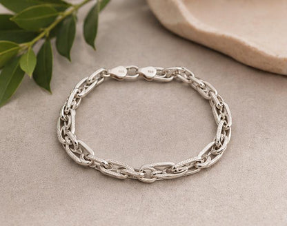 Boys' Textured Link Bracelet