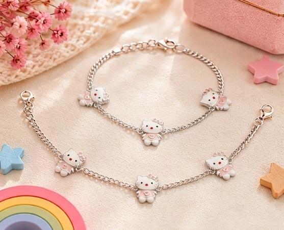 92.5 Sterling Silver Kids' Anklets