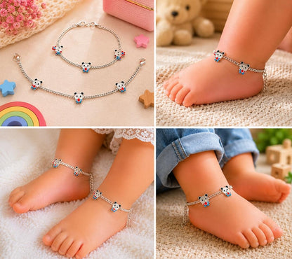 92.5 Sterling Silver Kids' Character Anklets