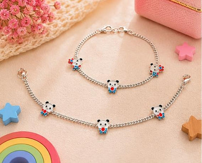 92.5 Sterling Silver Kids' Character Anklets