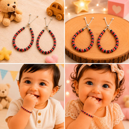 Red & Black 92.5 Sterling Silver Nazaria