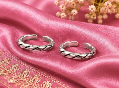 Elegant 92.5 Sterling Silver Toe Rings