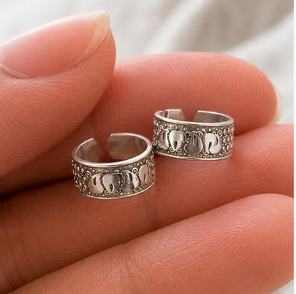 Elegant 92.5 Sterling Silver Toe Rings