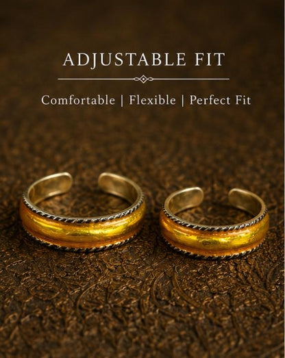 92.5 Sterling Silver Enamel Toe Rings