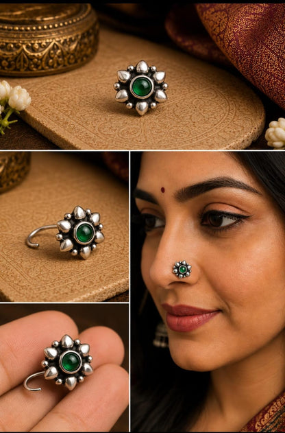92.5 Sterling Silver Oxidized Nosepins