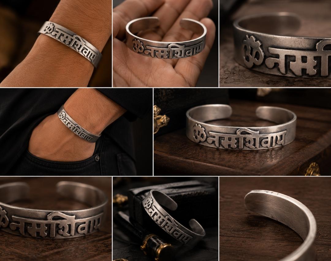 92.5 Sterling Silver Spiritual unisex Kada