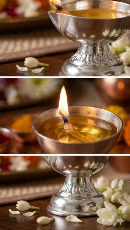92.5 Sterling Silver Diya