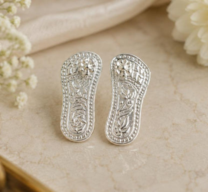 92.5 Sterling Silver Lakshmi Charan Paduka