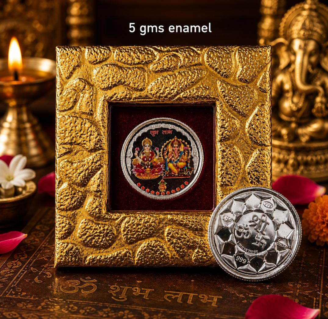5g Enamel Silver Coin Highlights