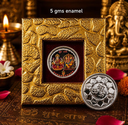 5g Enamel Silver Coin Highlights