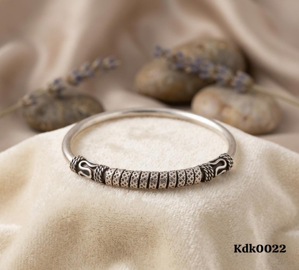 Textured Band 92.5 Sterling Silver Kada