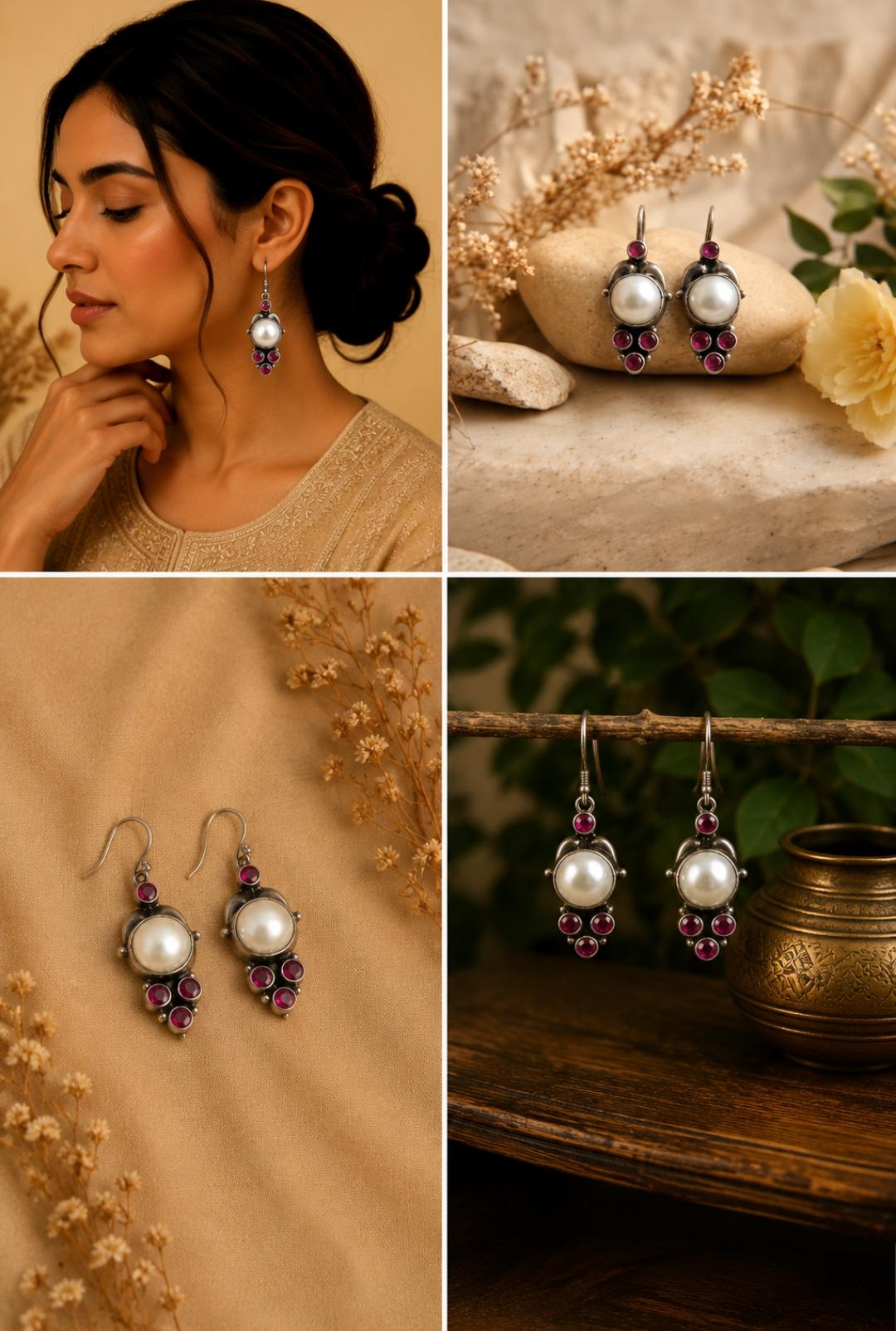 Elegant Pearl Earrings