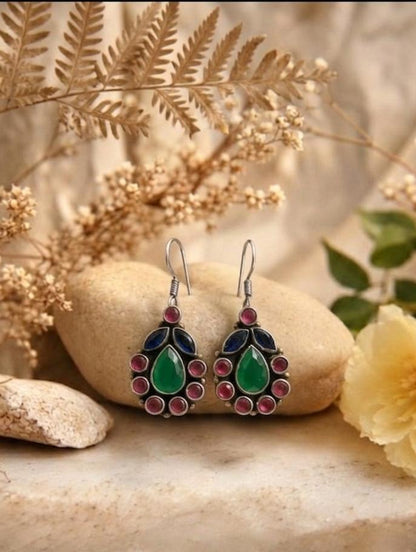 Colorful Teardrop Earrings